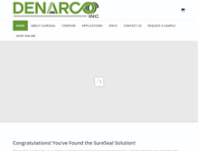Tablet Screenshot of denarcoinc.com